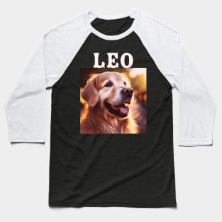 Leo, golden retriever puppy design for dog lovers Baseball T-Shirt